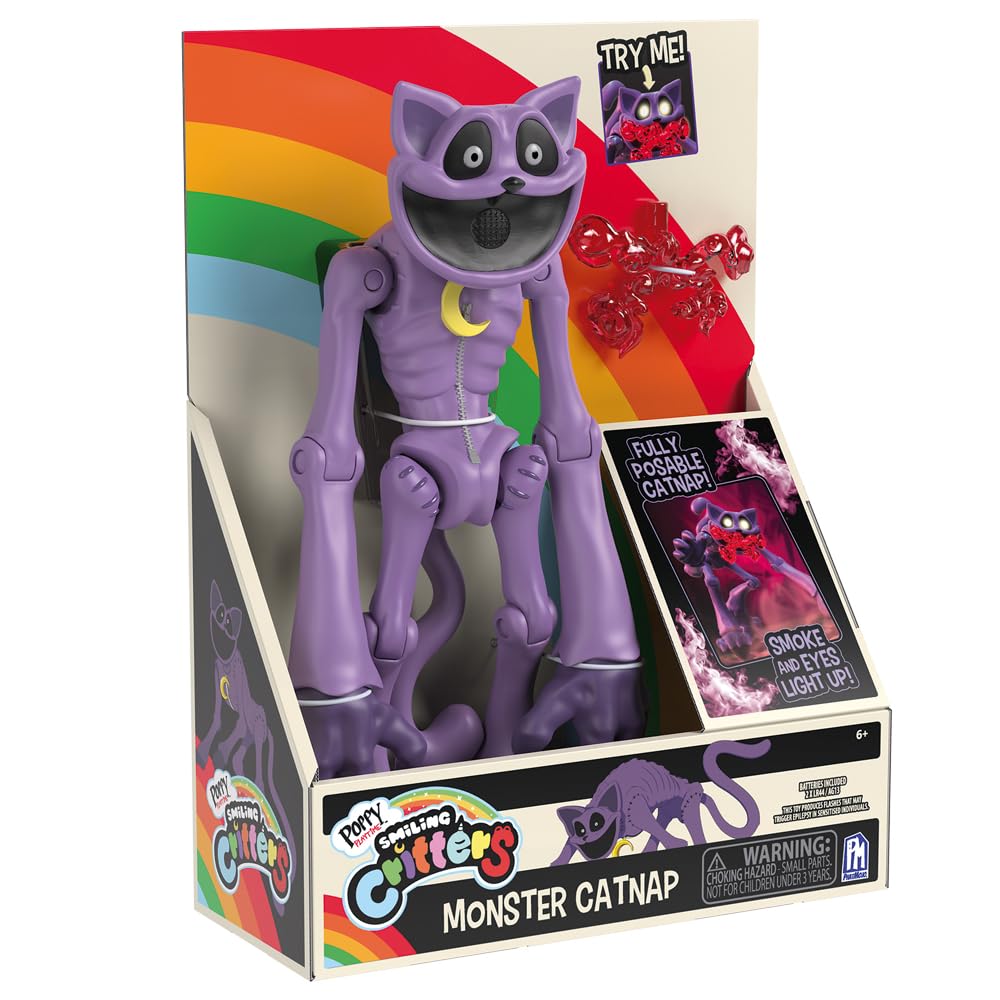 Amazon.com: Poppy Playtime – Monster CatNap Deluxe Figure (12